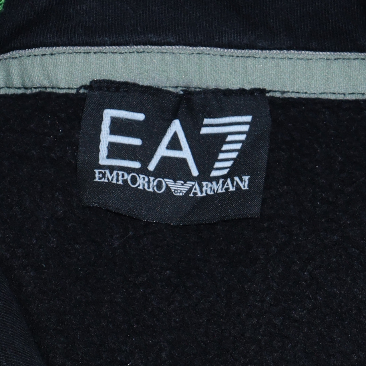 Mens UK Size S Emporio Armani Black Pullover Hoodie