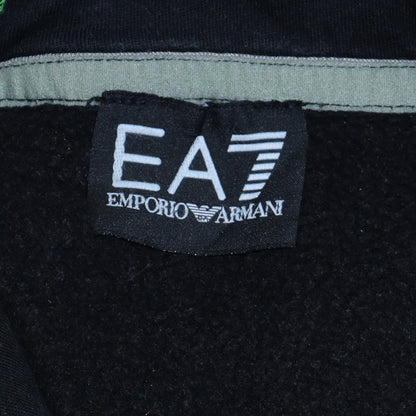 Mens UK Size S Emporio Armani Black Pullover Hoodie