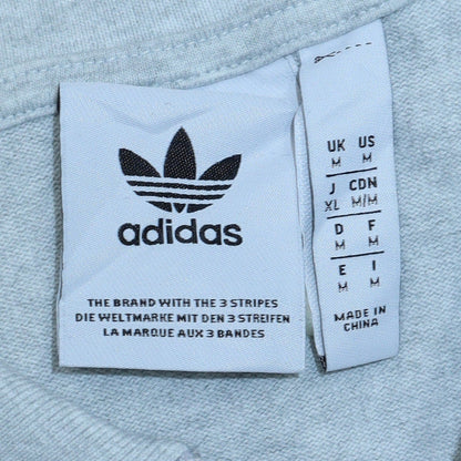 Mens UK Size M adidas Grey Henley Sweatshirt