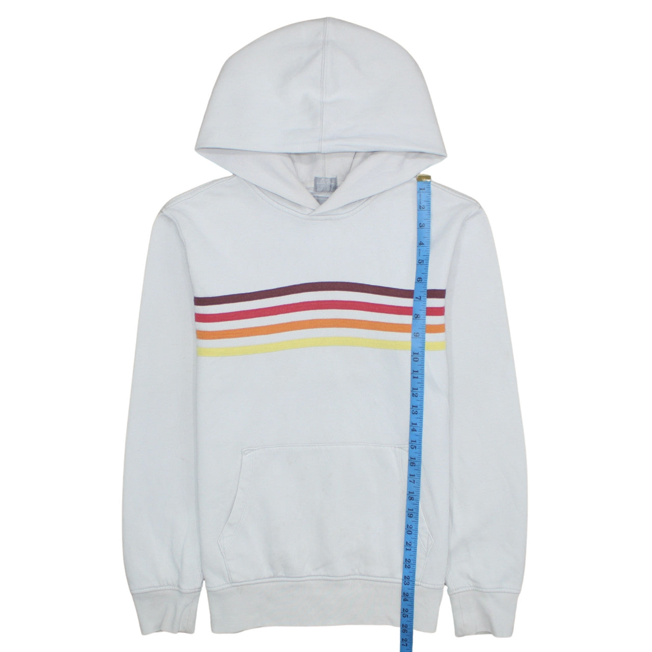 Mens UK Size S Gap White Pullover Hoodie