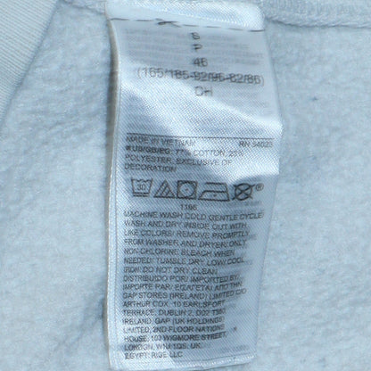 Mens UK Size S Gap White Pullover Hoodie