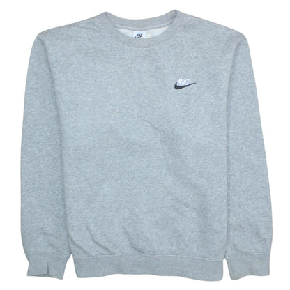 Mens UK Size S Nike Grey Pullover Sweatshirt