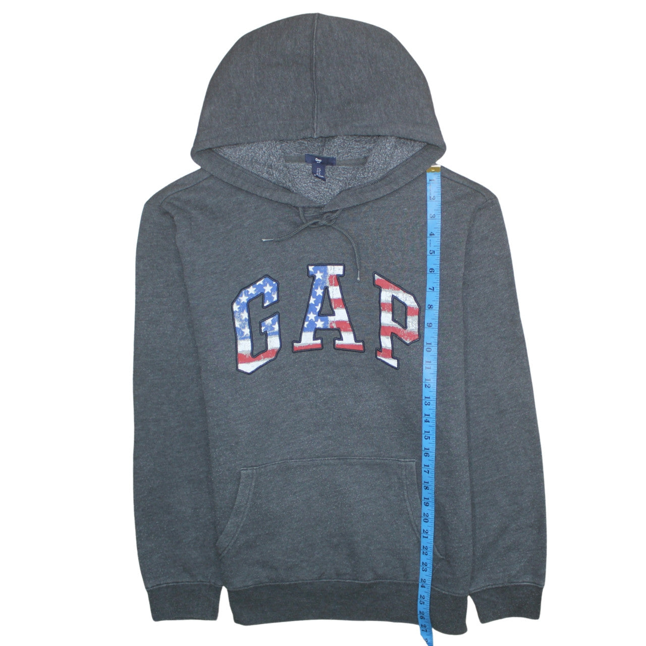 Mens UK Size L Gap Grey Pullover Hoodie