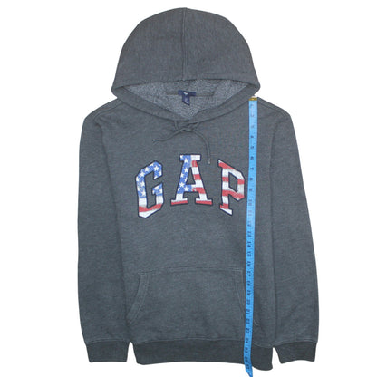 Mens UK Size L Gap Grey Pullover Hoodie