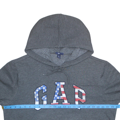 Mens UK Size L Gap Grey Pullover Hoodie