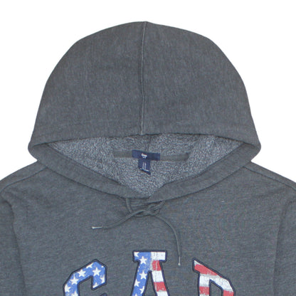 Mens UK Size L Gap Grey Pullover Hoodie