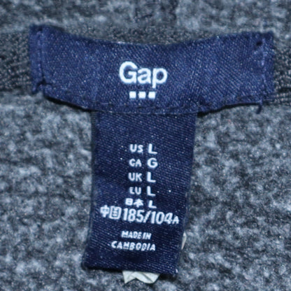 Mens UK Size L Gap Grey Pullover Hoodie
