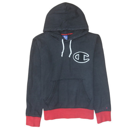 Mens UK Size M Champion Black Pullover Hoodie