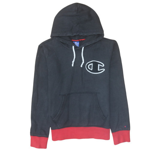 Mens UK Size M Champion Black Pullover Hoodie