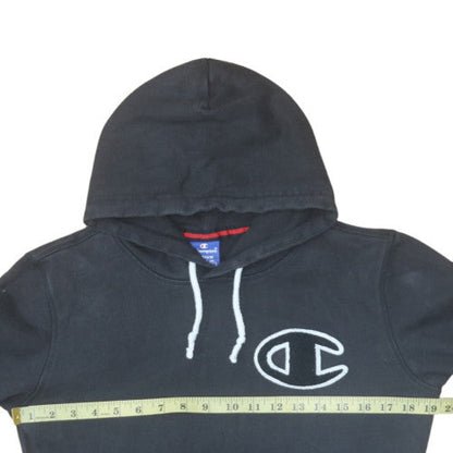 Mens UK Size M Champion Black Pullover Hoodie