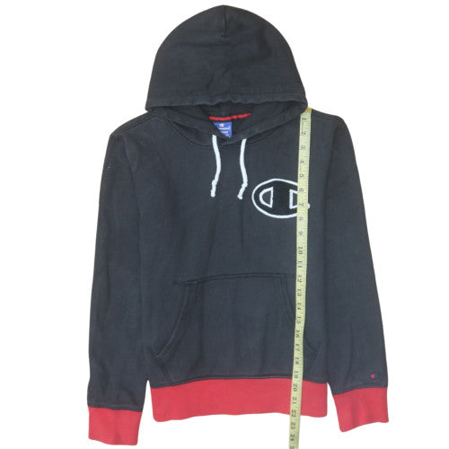Mens UK Size M Champion Black Pullover Hoodie