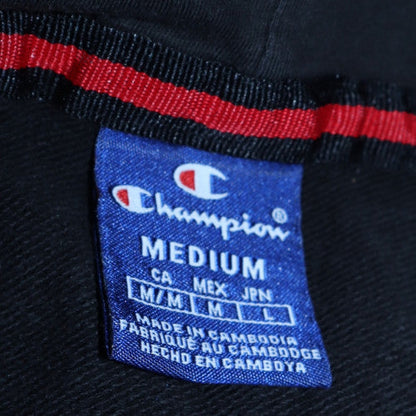 Mens UK Size M Champion Black Pullover Hoodie