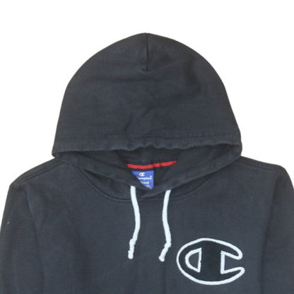 Mens UK Size M Champion Black Pullover Hoodie