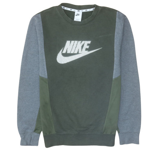 Mens UK Size S Nike Green Pullover Sweatshirt