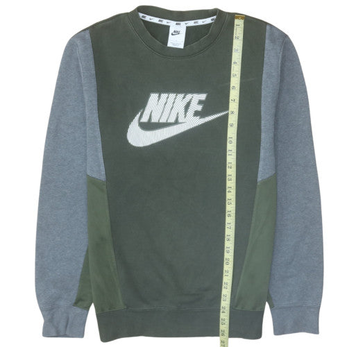Mens UK Size S Nike Green Pullover Sweatshirt
