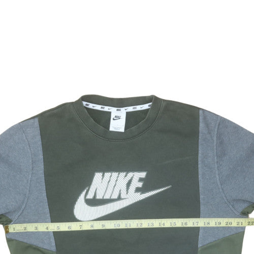 Mens UK Size S Nike Green Pullover Sweatshirt