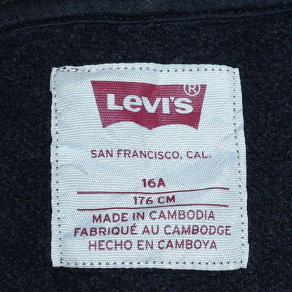 Boys UK Size 16 Years Levi's Black Pullover Hoodie
