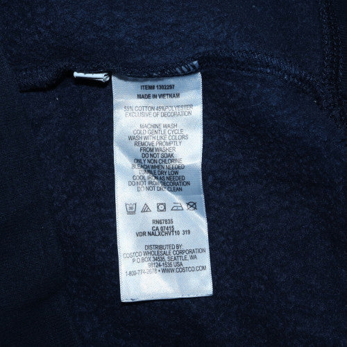 Mens UK Size L Nautica Blue Pullover Sweatshirt