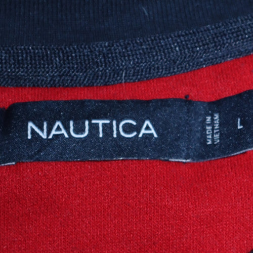 Mens UK Size L Nautica Blue Pullover Sweatshirt
