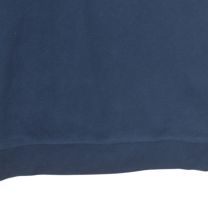 Mens UK Size L Nautica Blue Pullover Sweatshirt
