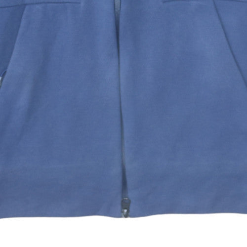 Mens UK Size XS adidas Blue Full Zip Hoodie