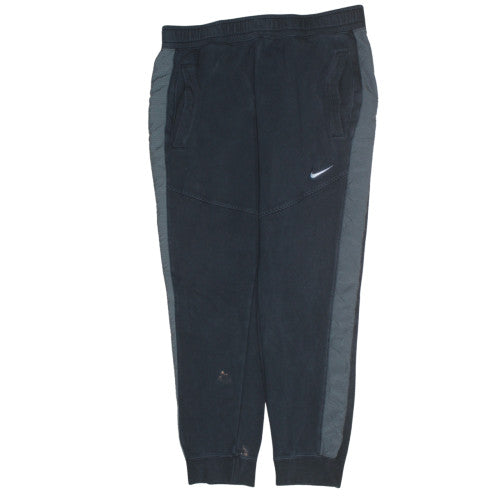Mens UK Size L Nike Regular Fit Jogger Black Trousers