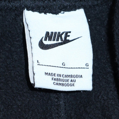 Mens UK Size L Nike Regular Fit Jogger Black Trousers