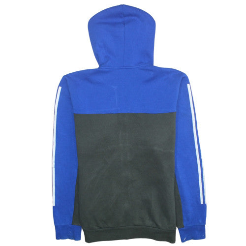 Mens UK Size L adidas Blue Full Zip Hoodie