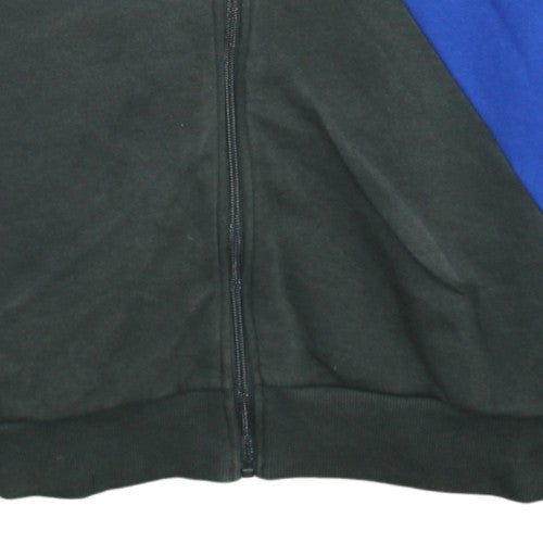 Mens UK Size L adidas Blue Full Zip Hoodie