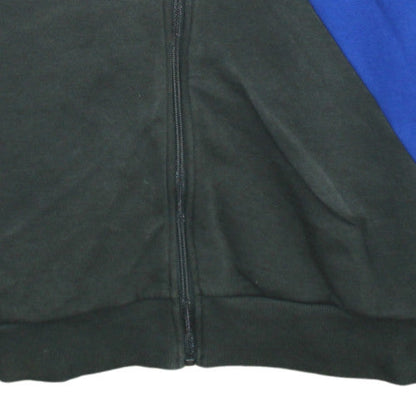Mens UK Size L adidas Blue Full Zip Hoodie