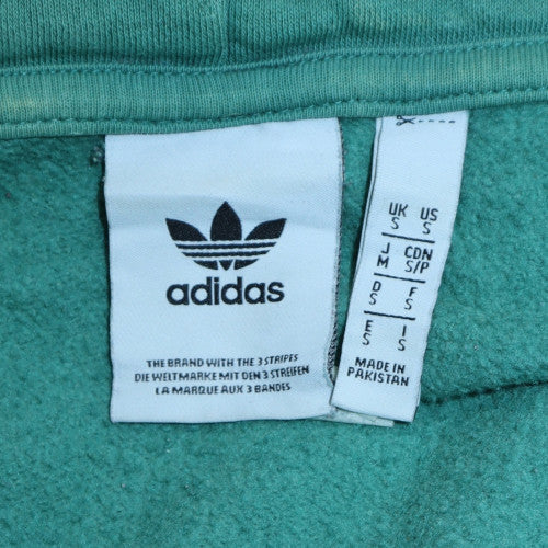 Additional view of Adidas Men's Green 1/4 Zip Hoodie, size S, Sports Fleece