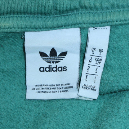 Additional view of Adidas Men's Green 1/4 Zip Hoodie, size S, Sports Fleece