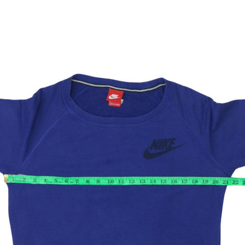 Mens UK Size M Nike Blue Pullover Sweatshirt