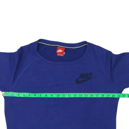 Mens UK Size M Nike Blue Pullover Sweatshirt