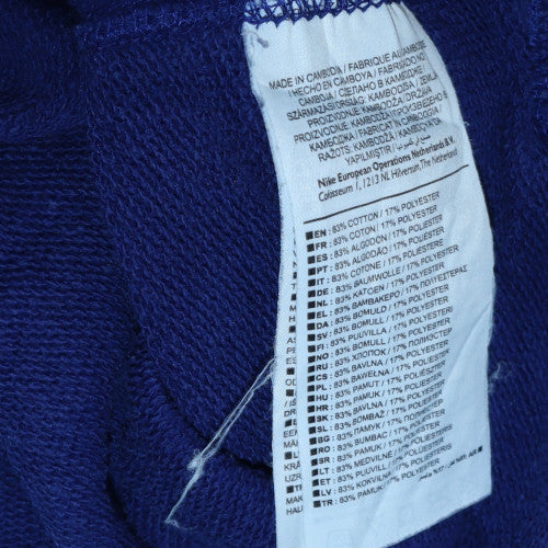 Mens UK Size M Nike Blue Pullover Sweatshirt