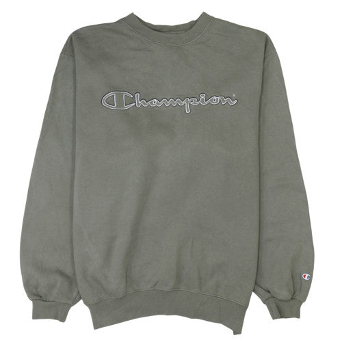 Mens UK Size XL Champion Green Pullover Sweatshirt