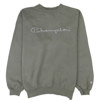 Mens UK Size XL Champion Green Pullover Sweatshirt