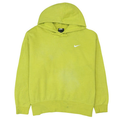 Womens UK Size L Nike Green Pullover Hoodie