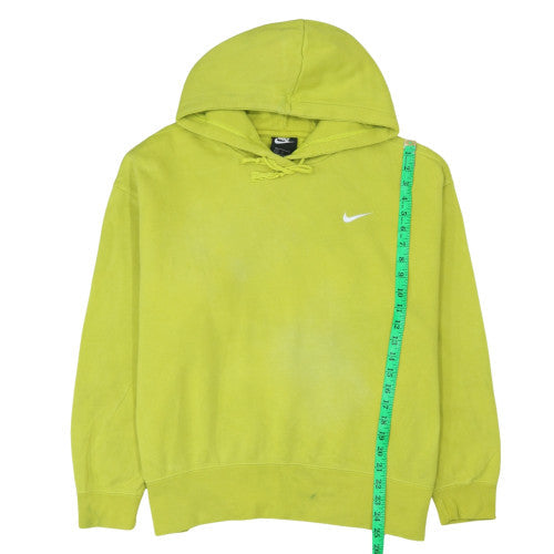 Womens UK Size L Nike Green Pullover Hoodie