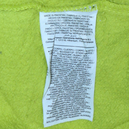 Womens UK Size L Nike Green Pullover Hoodie