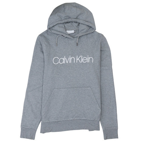 Mens UK Size L Calvin Klein Grey Pullover Hoodie