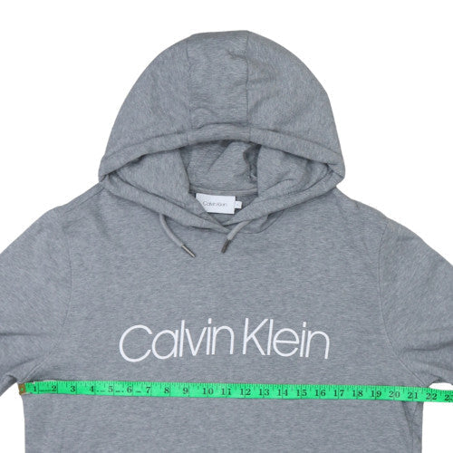 Mens UK Size L Calvin Klein Grey Pullover Hoodie