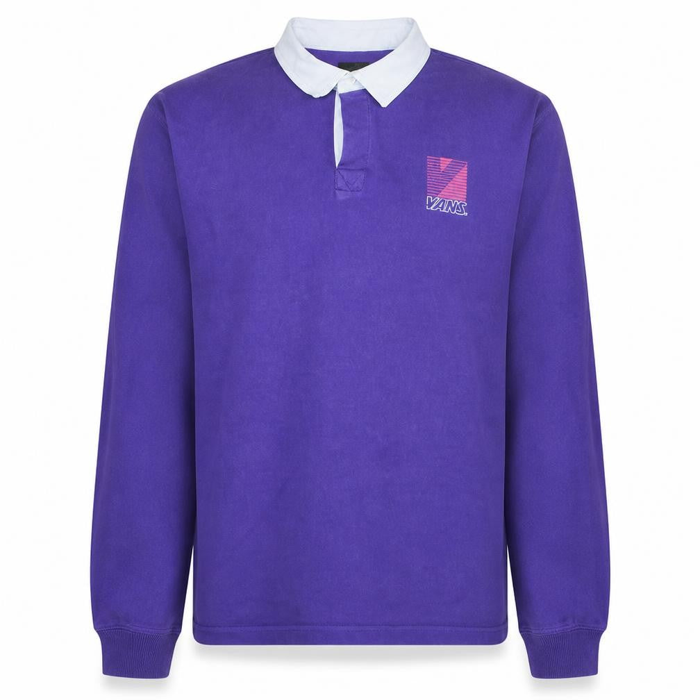 Mens UK Size M VANS Purple Henley Sweatshirt