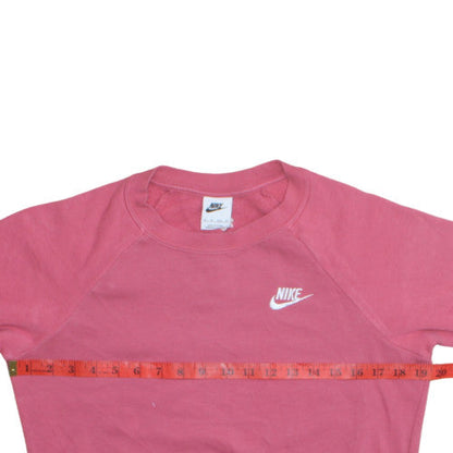 Womens UK Size XS Nike Pink Pullover Sweatshirt