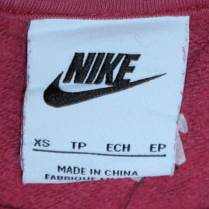 Womens UK Size XS Nike Pink Pullover Sweatshirt
