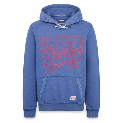 Mens UK Size S Hilfiger Denim Blue Pullover Hoodie