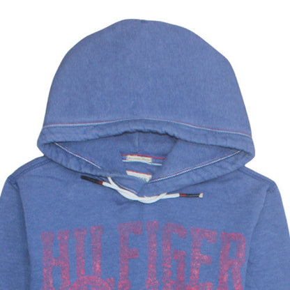 Mens UK Size S Hilfiger Denim Blue Pullover Hoodie