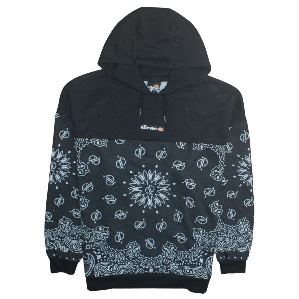 Womens UK Size 12 ellesse Black Pullover Hoodie