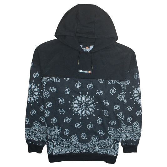 Womens UK Size 12 ellesse Black Pullover Hoodie