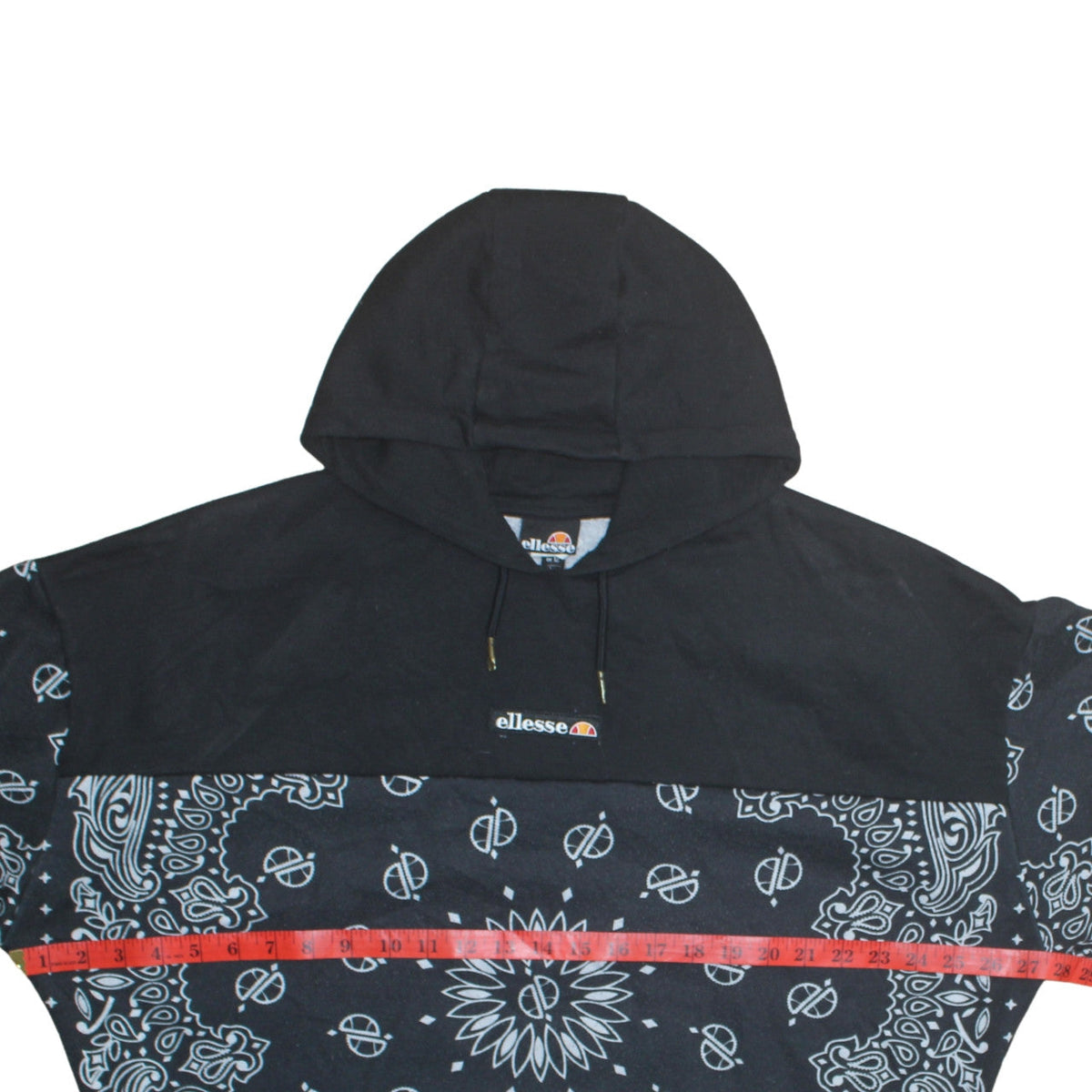 Womens UK Size 12 ellesse Black Pullover Hoodie